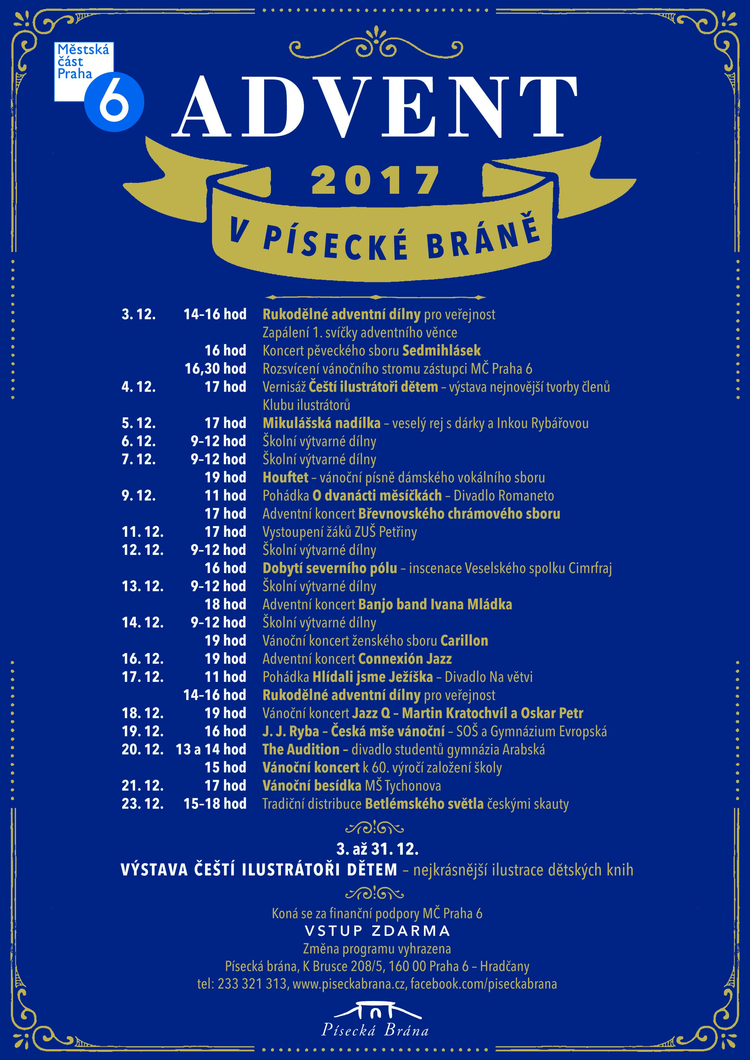 ADVENT 2017 Písecká brána