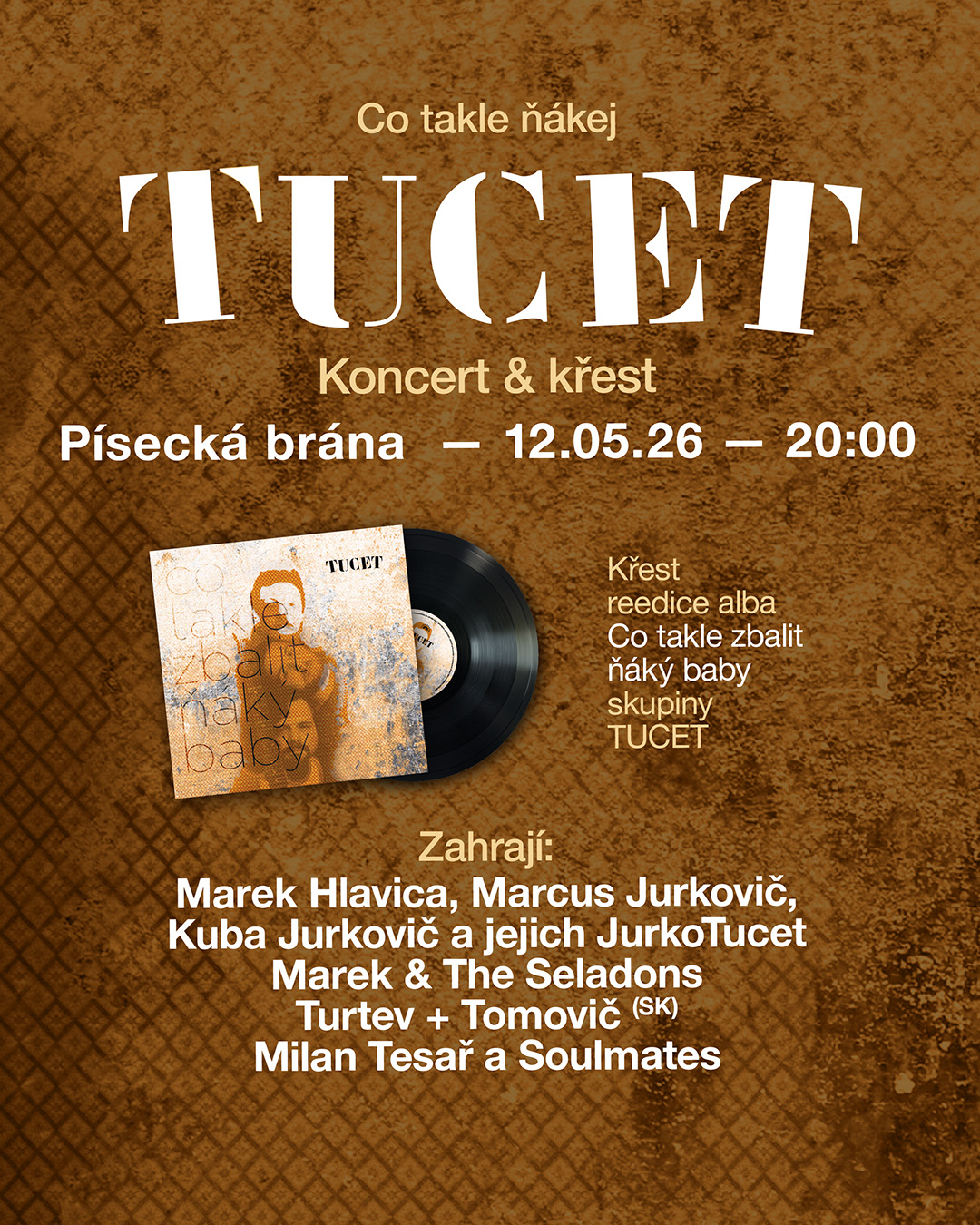 Tucet – koncert a křest