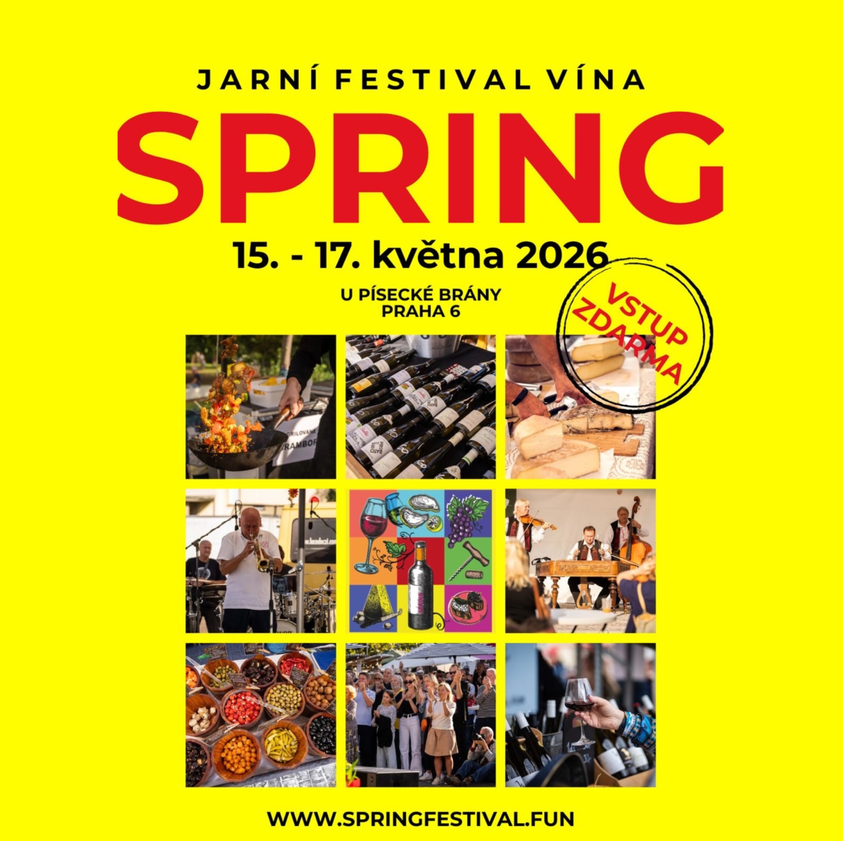 Spring festival vína