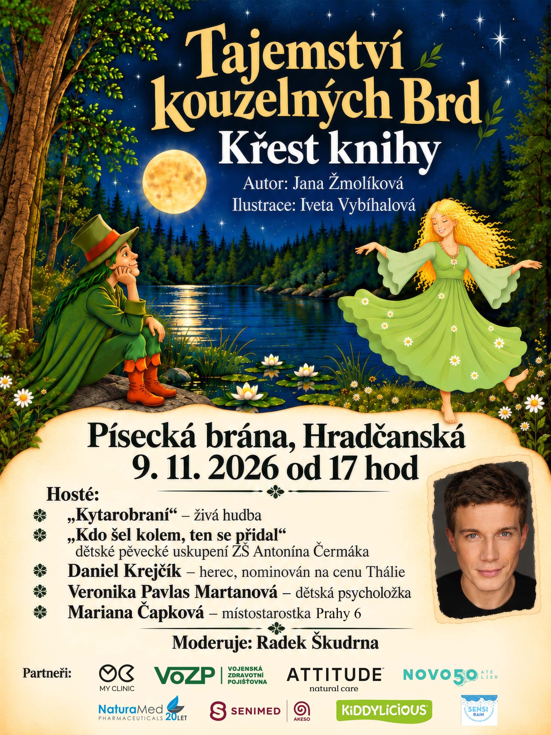 křest knihy tajemství kouzelných brd